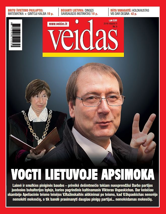 Naujausias savaitraščio „Veidas“ numeris